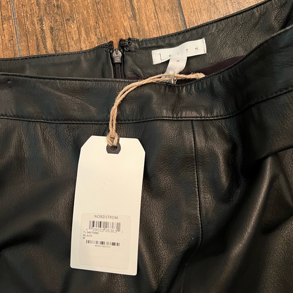Black leather skirt from Nordstrom - Picture 2 of 2